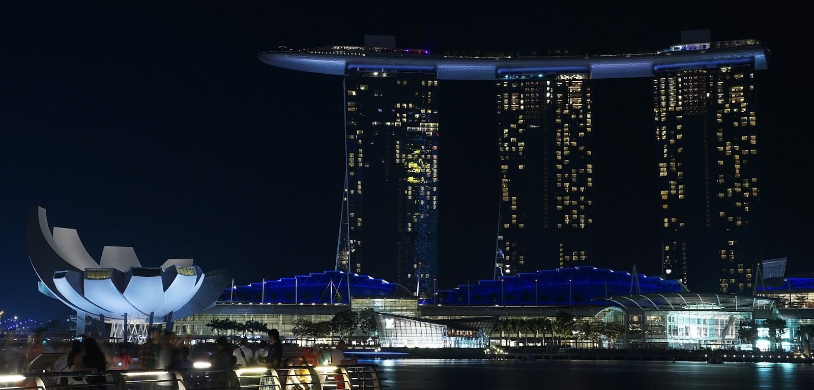 Marina Bay Sands and the ArtScience Museum in Singapore