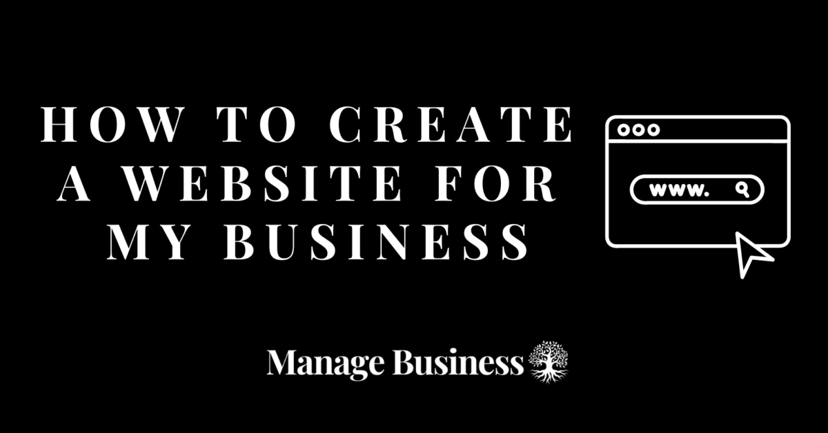 How to create a website for my business