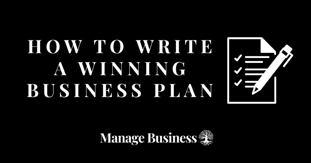 how to write a winning business plan harvard business review