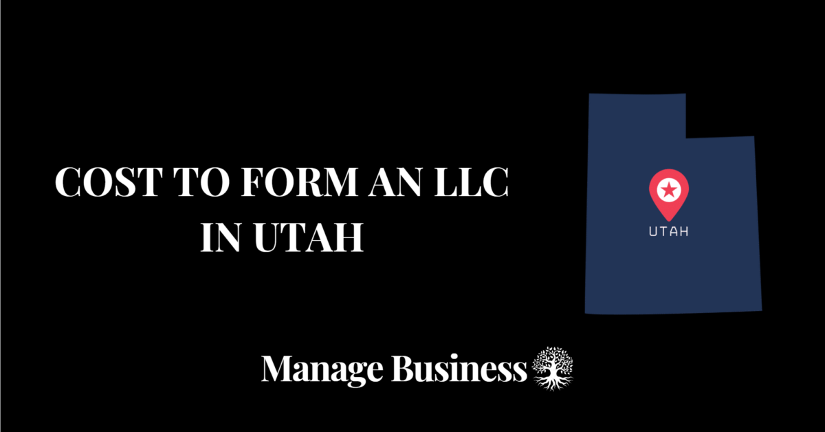 cost to form an llc in Utah