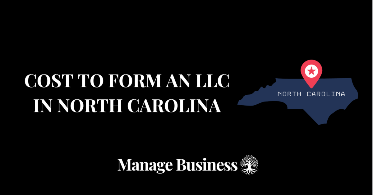 North Carolina LLC Cost